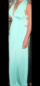V Neck maxi dress